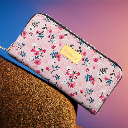 Marbella's Blossom Shower Wallets - Pink