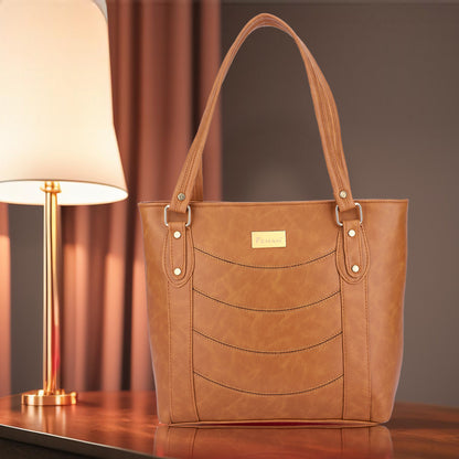 Marbella's Urban Ease Tote Bags - Tan