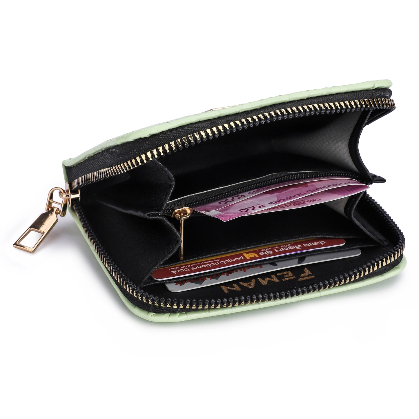 Marbella's Dazzle Drop Wallets - Mint