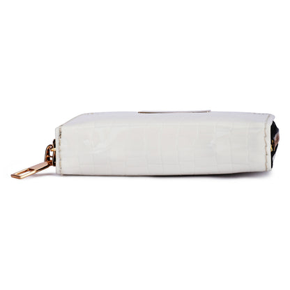 Marbella's Dazzle Drop Wallets - Pearl White