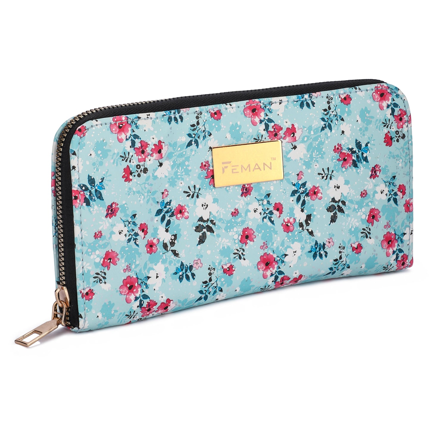 Marbella's Blossom Shower Wallets - Blue