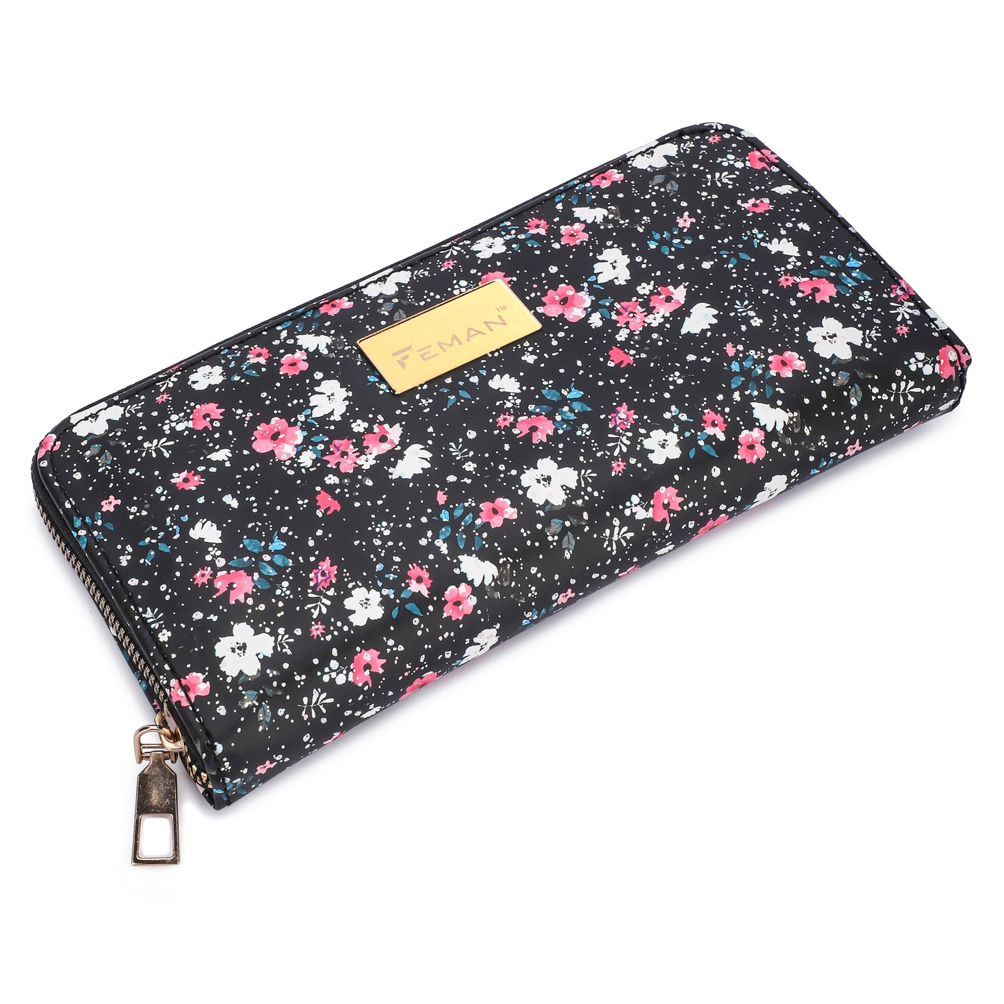 Marbella's Blossom Shower Wallets - Black