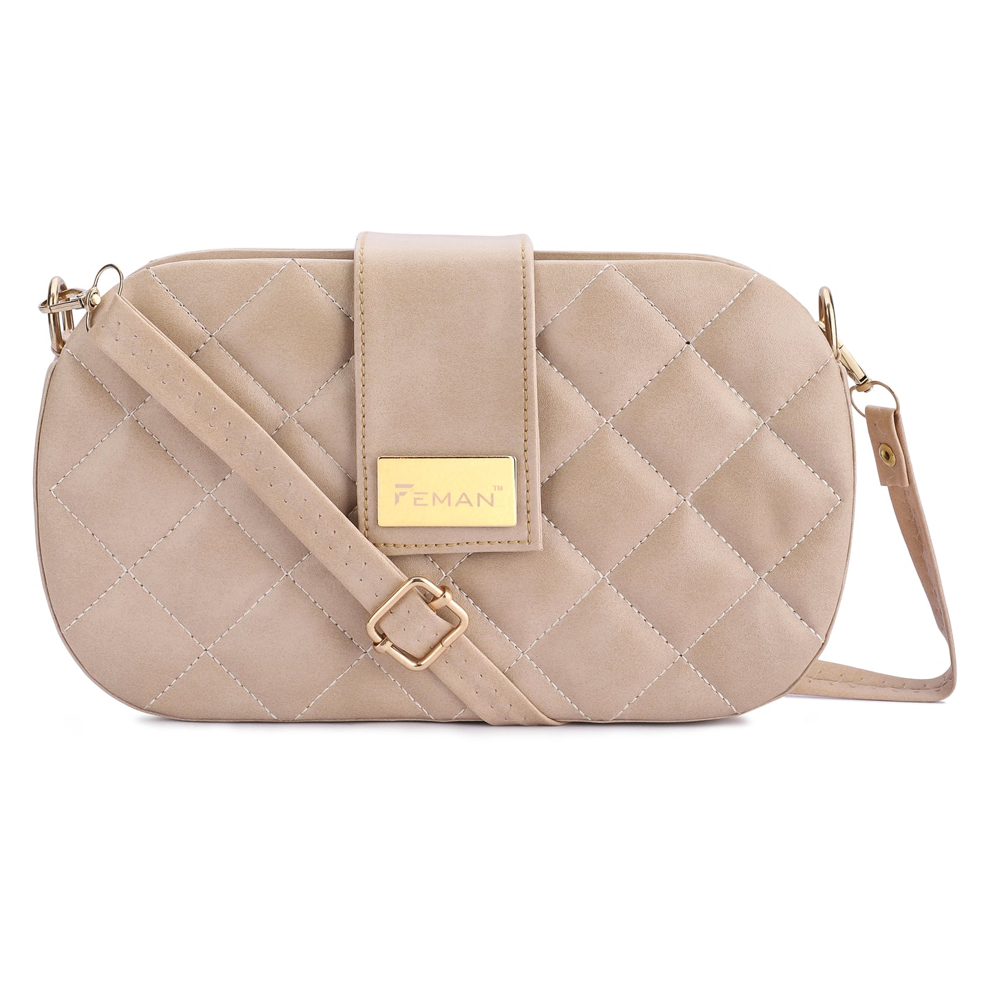 Mrbella Elite Legacy Sling Bag - Ivory