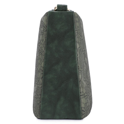 Marbella Ethnic Essence Sling Bags - Green