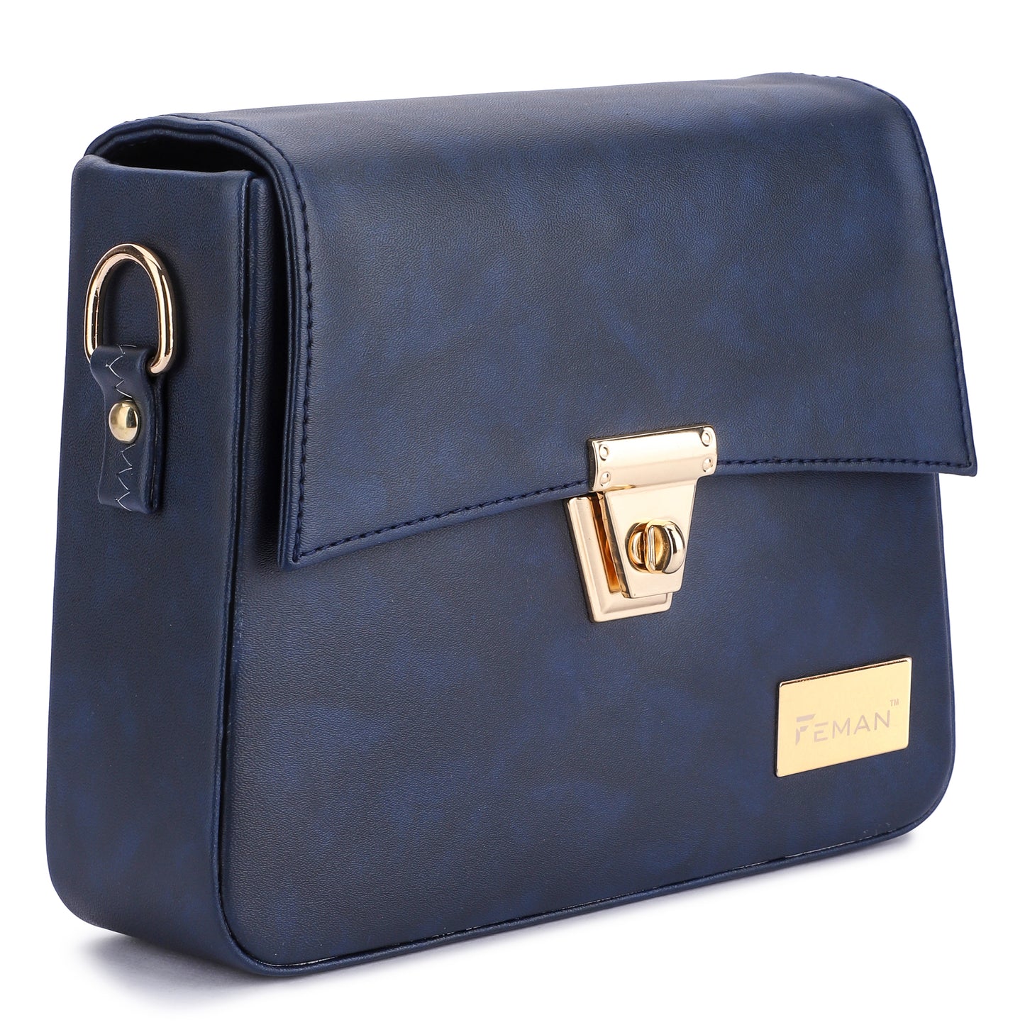 Marbella Feman City Stride Sling Bag - D Blue