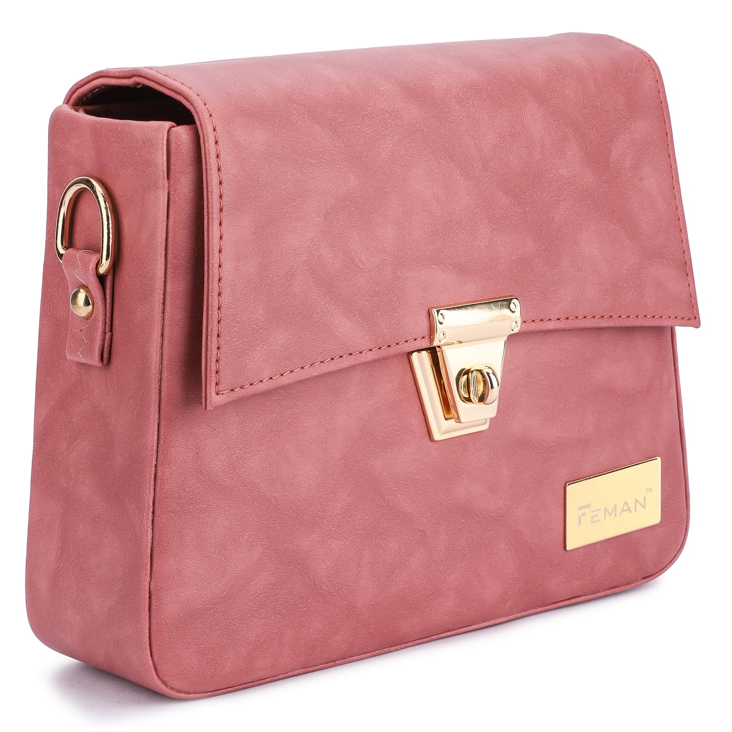 Mrbella  City Stride Sling Bag - L Pink