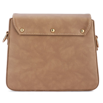 Mrbella City Stride Sling Bag - L Brown