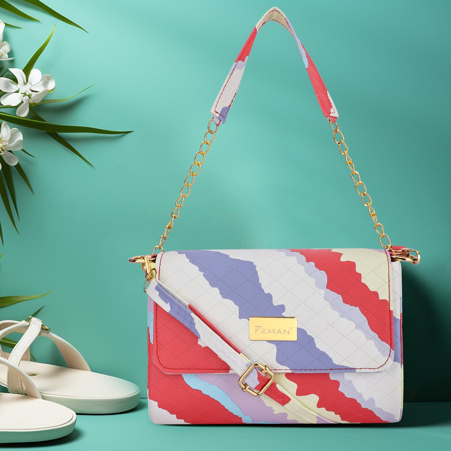 Marbella's Palette Play Sling Bag - Multi Colour