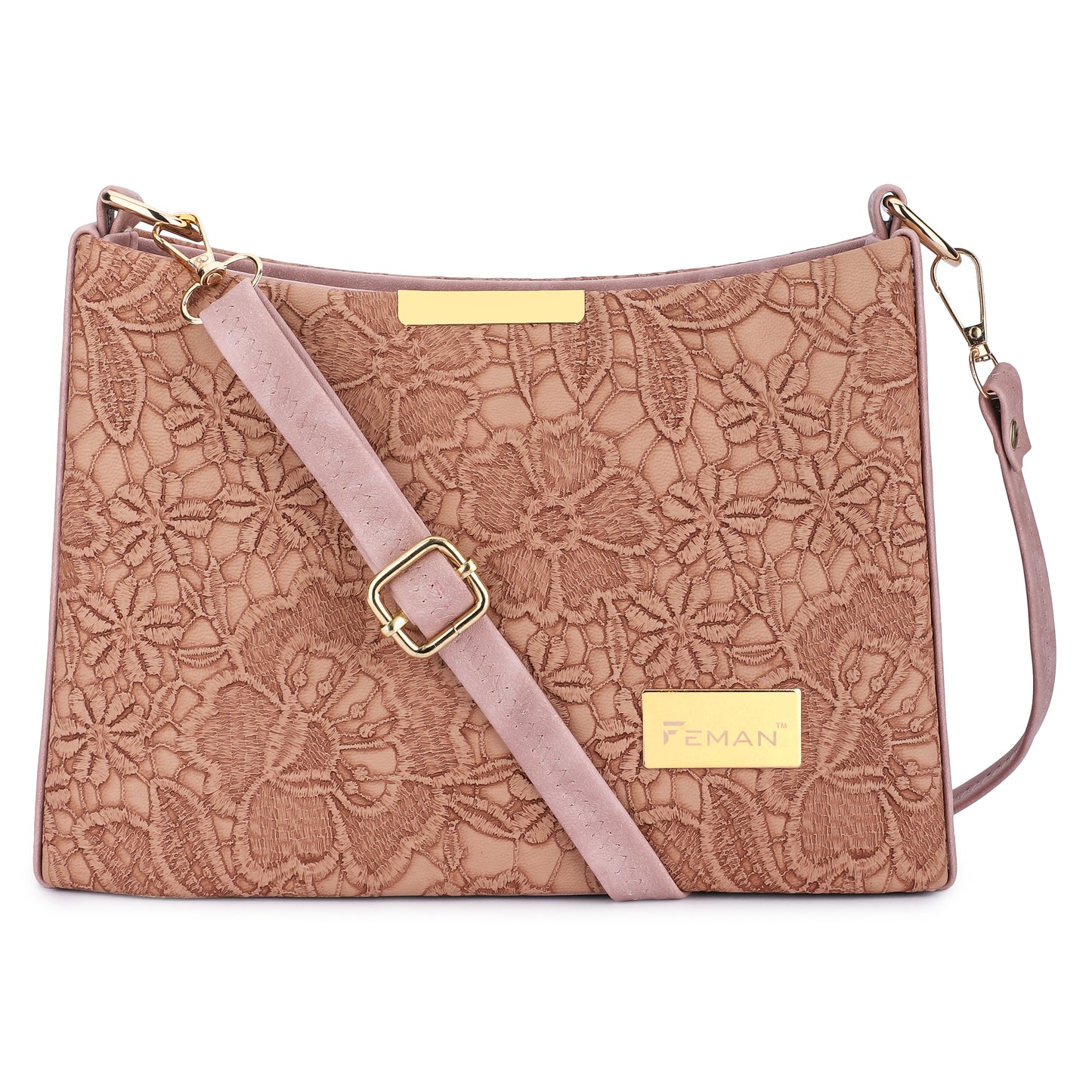 Marbella Ethnic Essence Sling Bag - L Pink