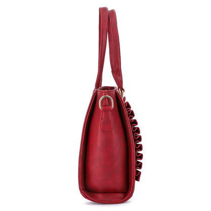 Mrbella Trendy Travel Satchels - Maroon