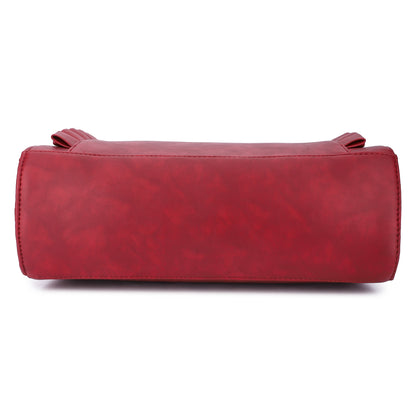 Mrbella Trendy Travel Satchels - Maroon