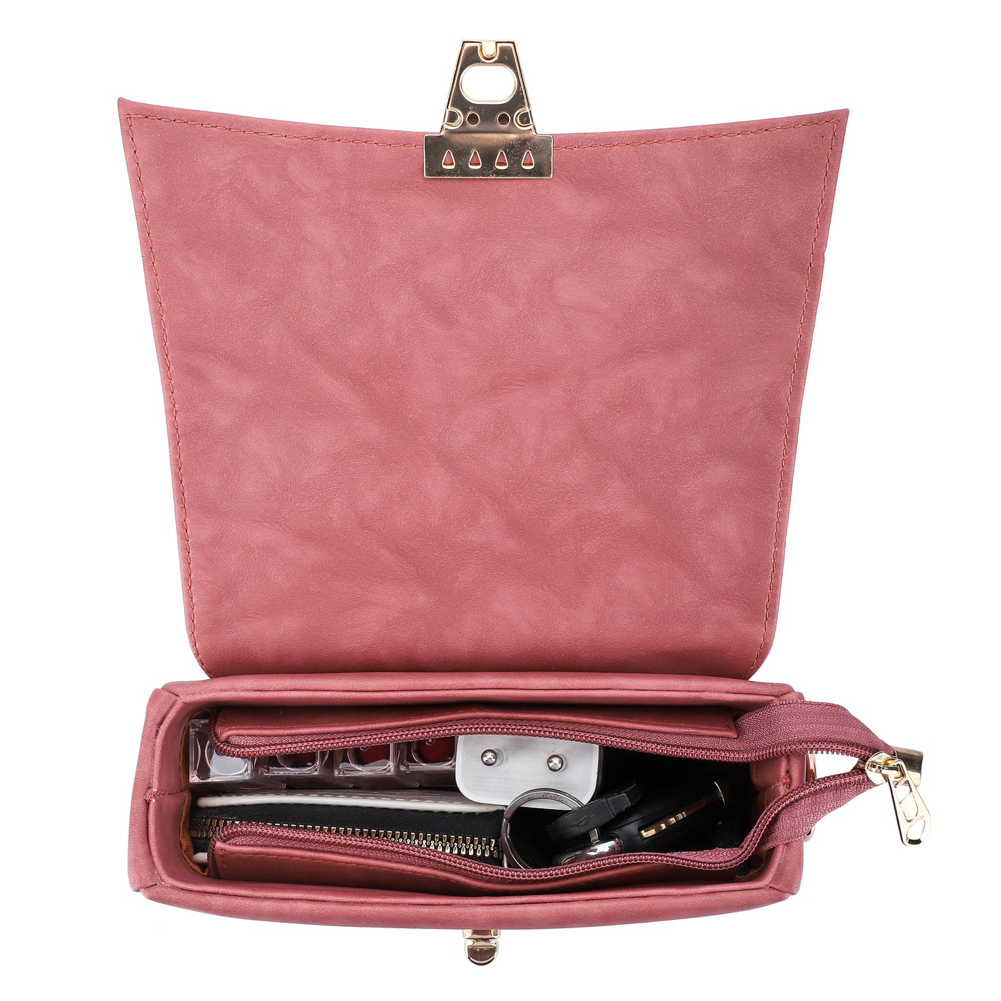 Mrbella  City Stride Sling Bag - L Pink