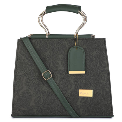 mrbella Chic Vibe Satchel - Green