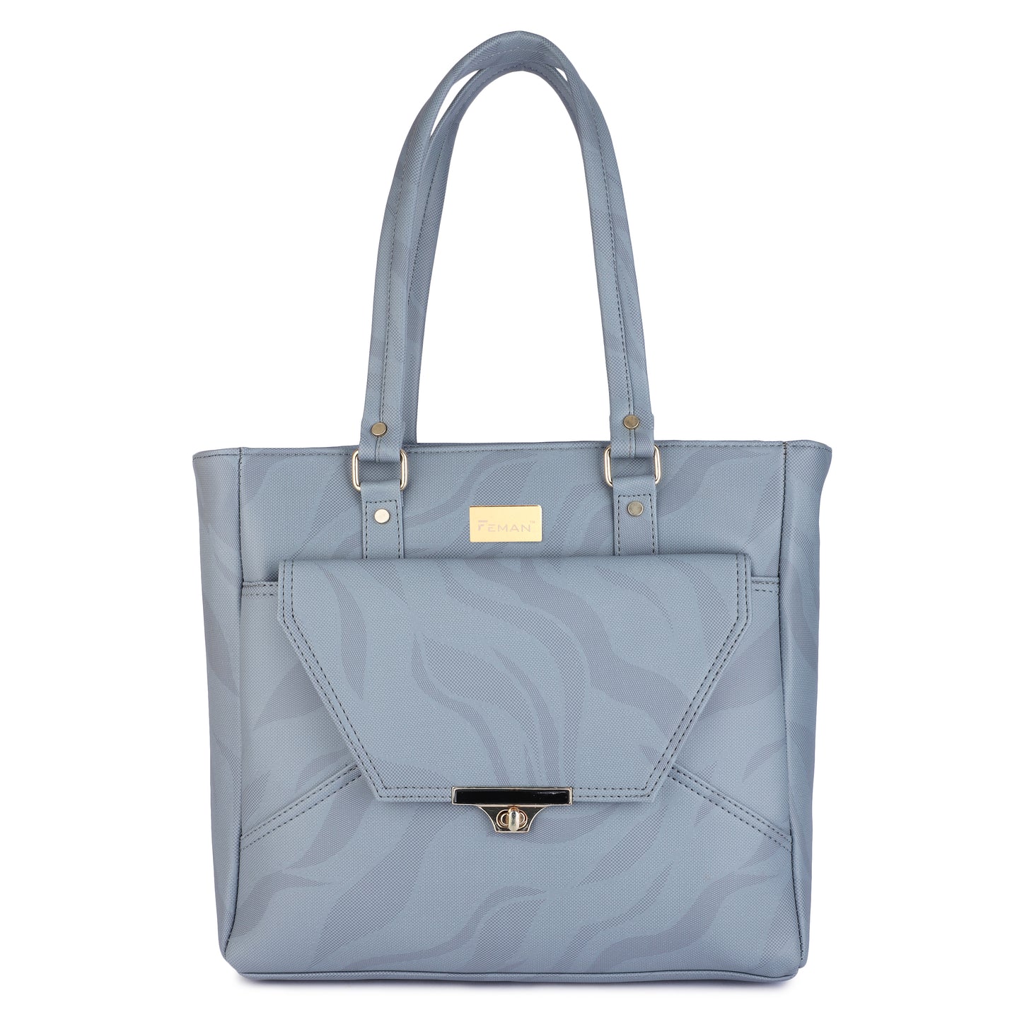 Marbella's City Delight Tote Bag - L. Blue