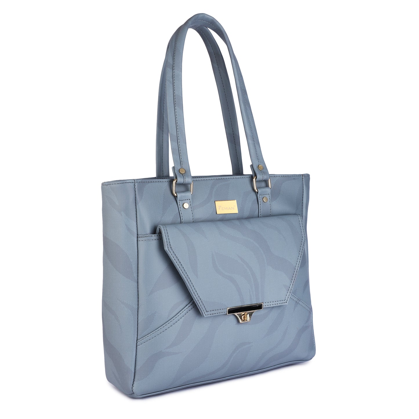 Marbella's City Delight Tote Bag - L. Blue