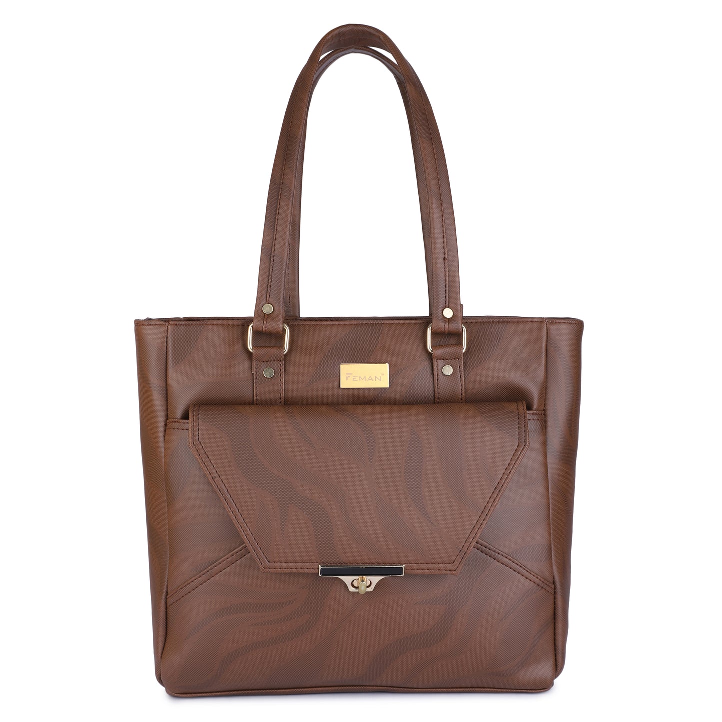 Marbella's City Delight Tote Bag - Brown