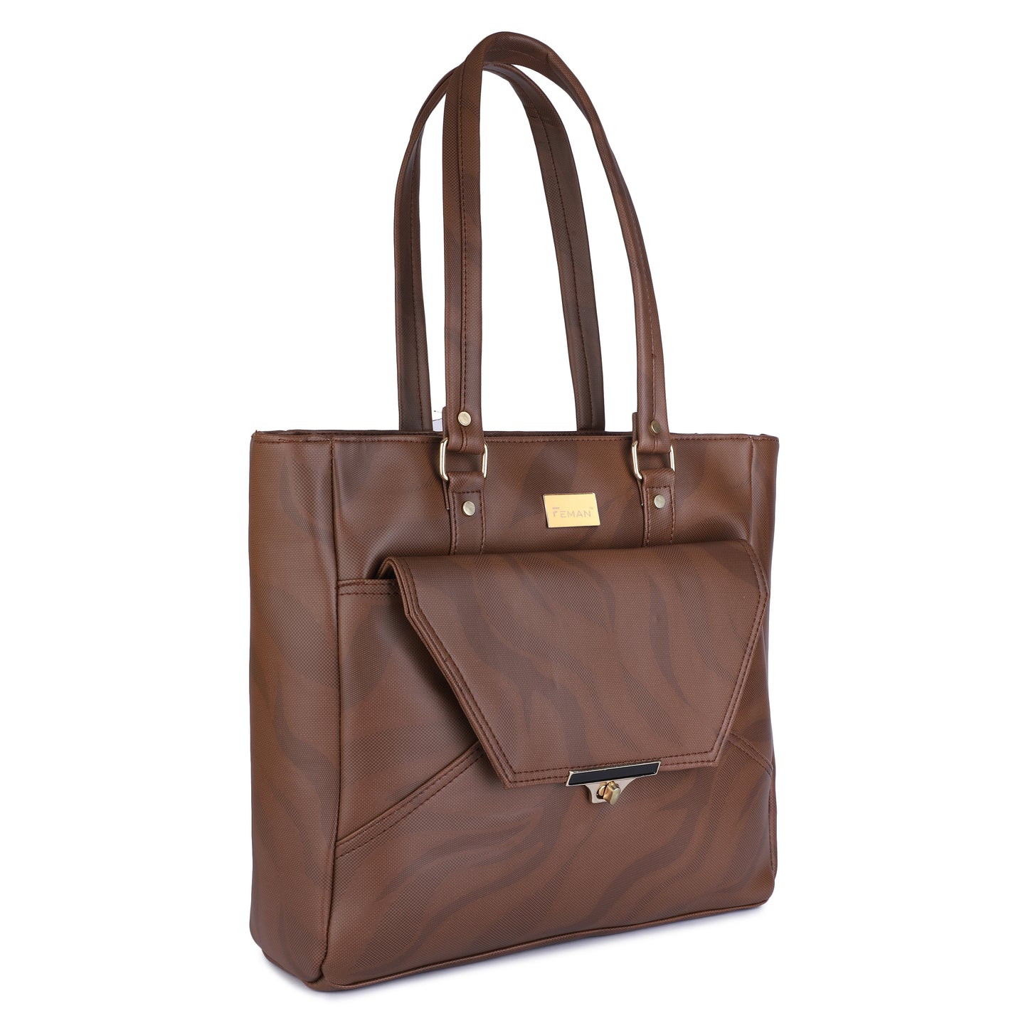 Marbella's City Delight Tote Bag - Brown