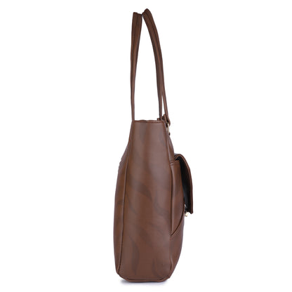 Marbella's City Delight Tote Bag - Brown