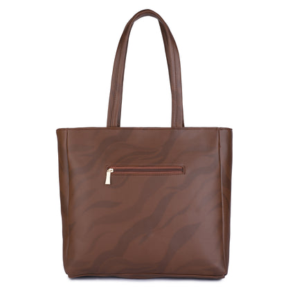 Marbella's City Delight Tote Bag - Brown