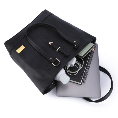 Marbella's Office Fella Tote Bags - Black