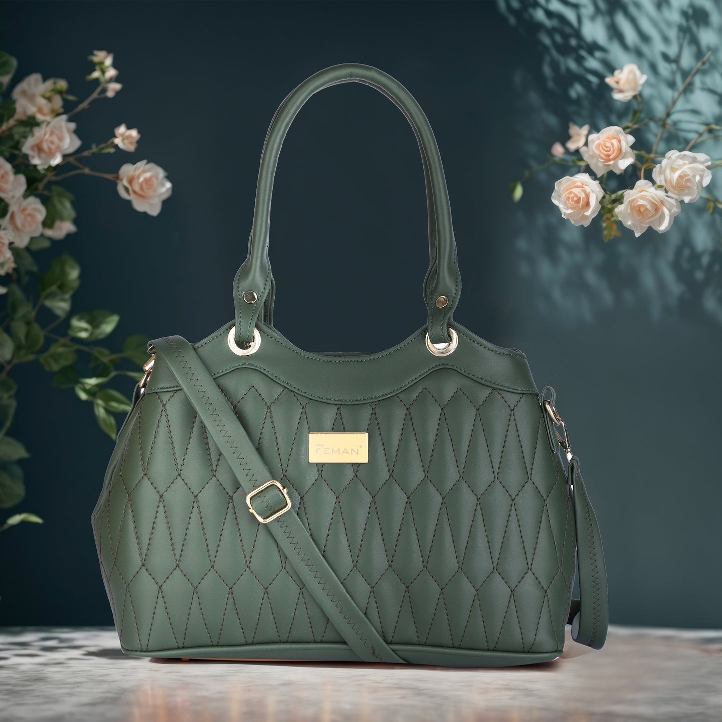 Mrbella  Weekend Thrill Satchels - Green