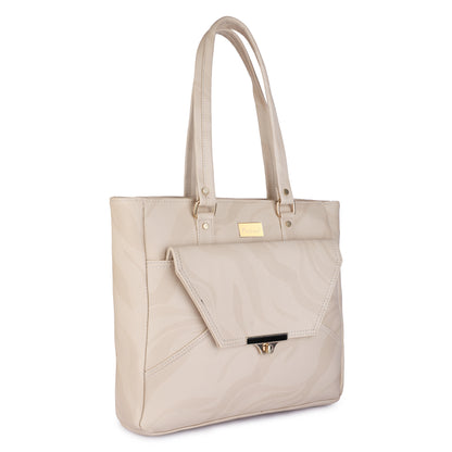 Marbella's City Delight Tote Bags -Ivory